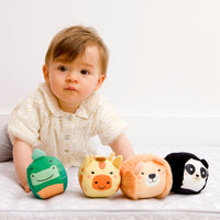 Roly Poly Balls - Set of 4 plush balls - Jungle