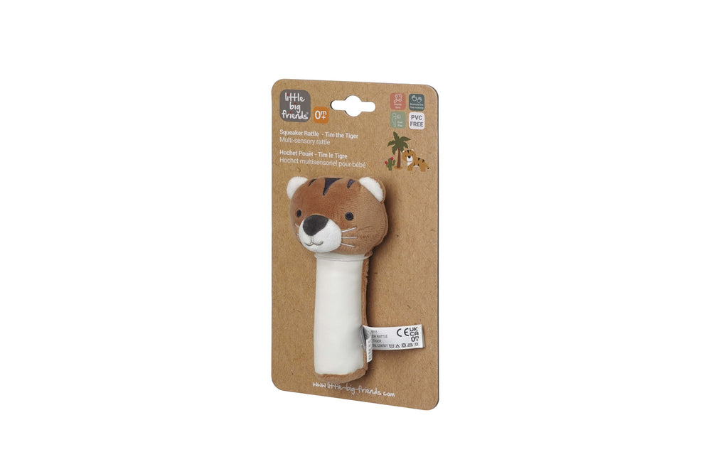 Squeaker rattle - Tim the Tiger