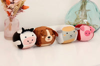 Roly Poly balls - Set of 4 plush balls - Farm