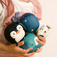 Roly Poly Balls - Set of 4 plush balls - Ocean