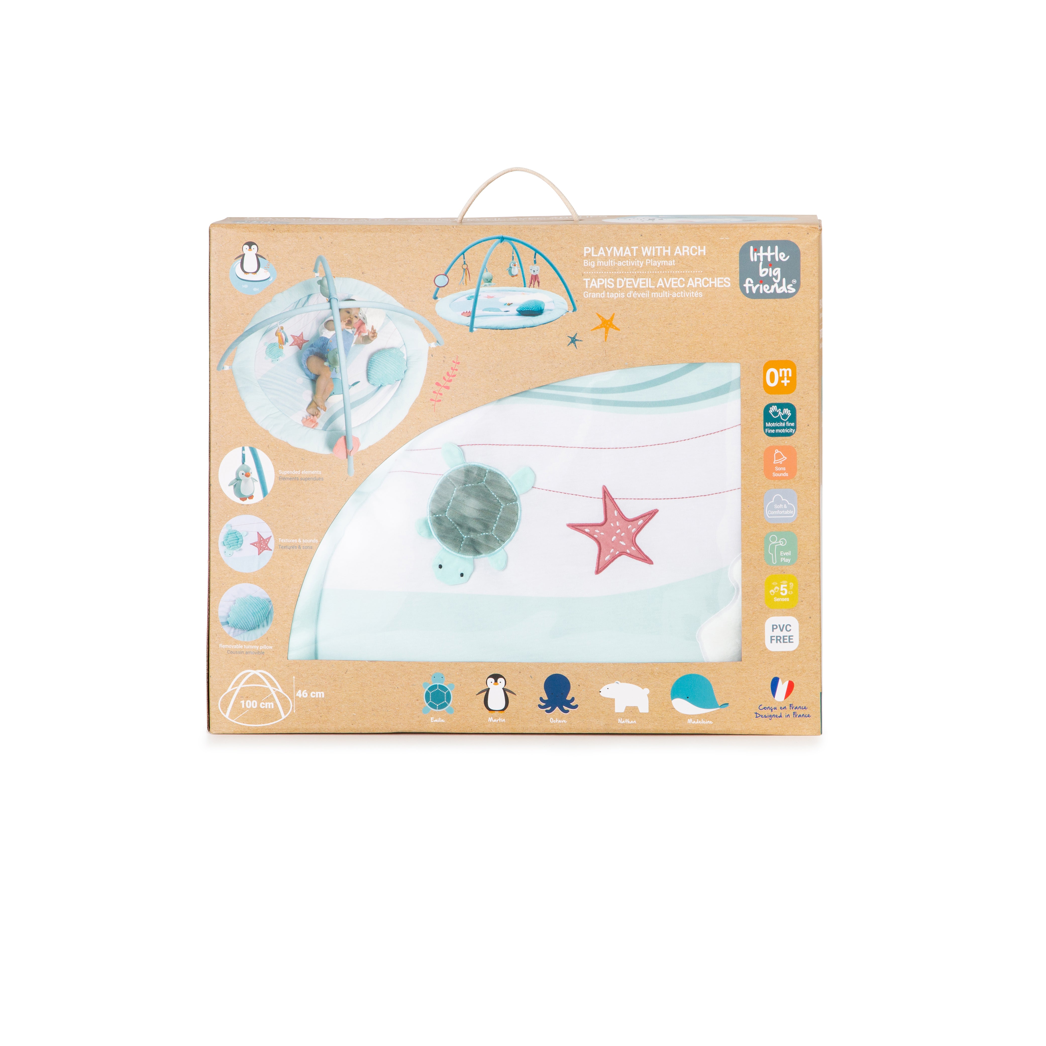 Activity mat with arches - Ocean