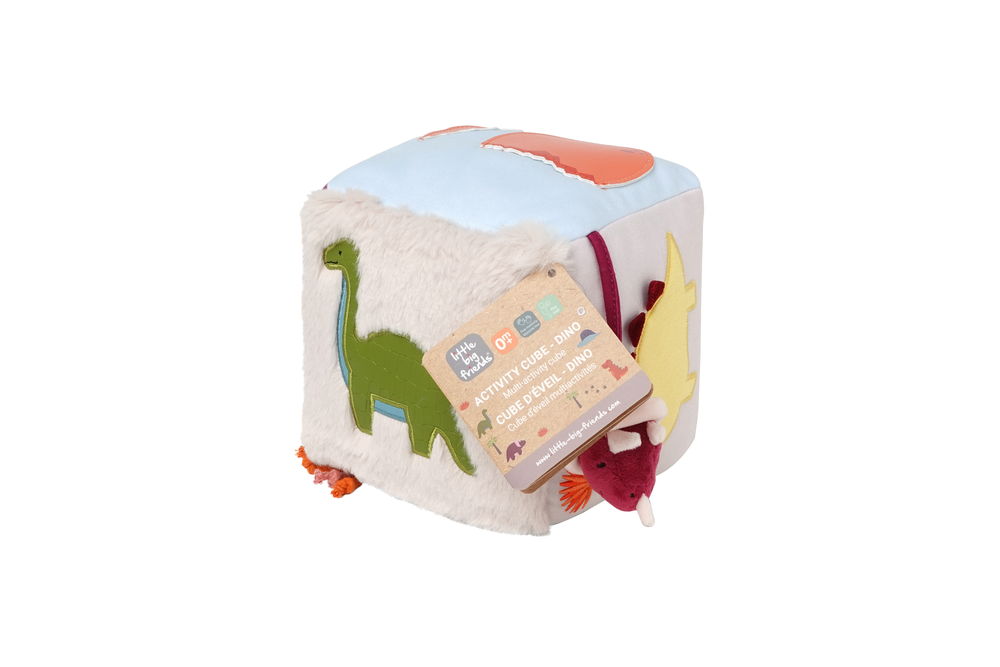 Soft Activity Cube - Dino friends 