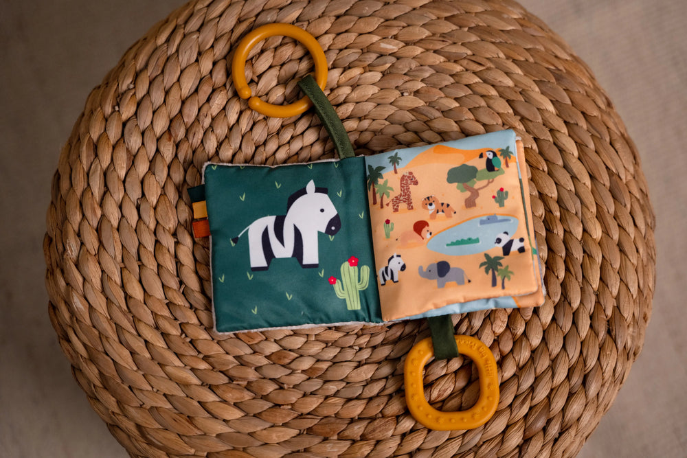 Livre Tissu bébé  - Jungle