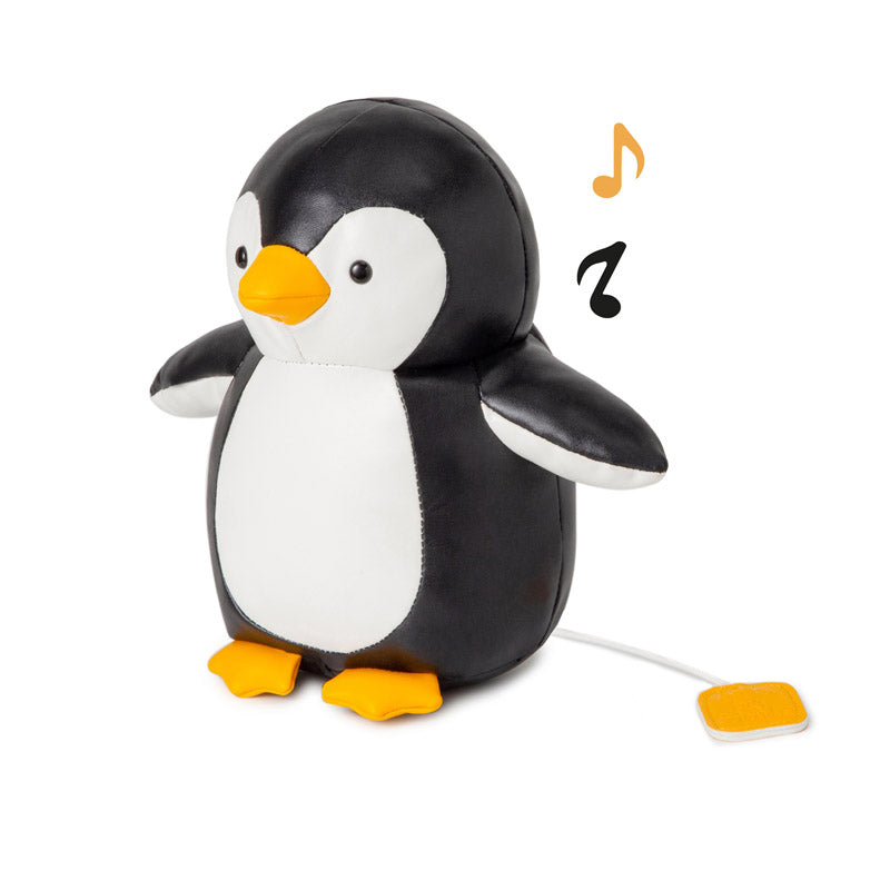 Pingouin huppé en résine Debout